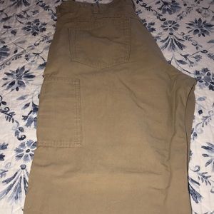 FR Tyndale Lineman Work Pant Tan Lightweight fabri